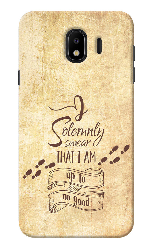 I Solemnly swear that i up to no good Samsung J4 Back Cover