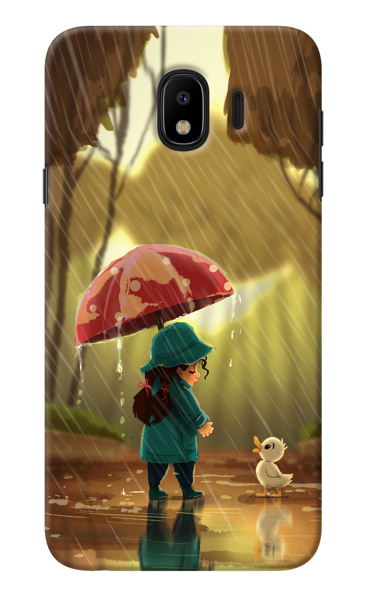 Rainy Day Samsung J4 Back Cover