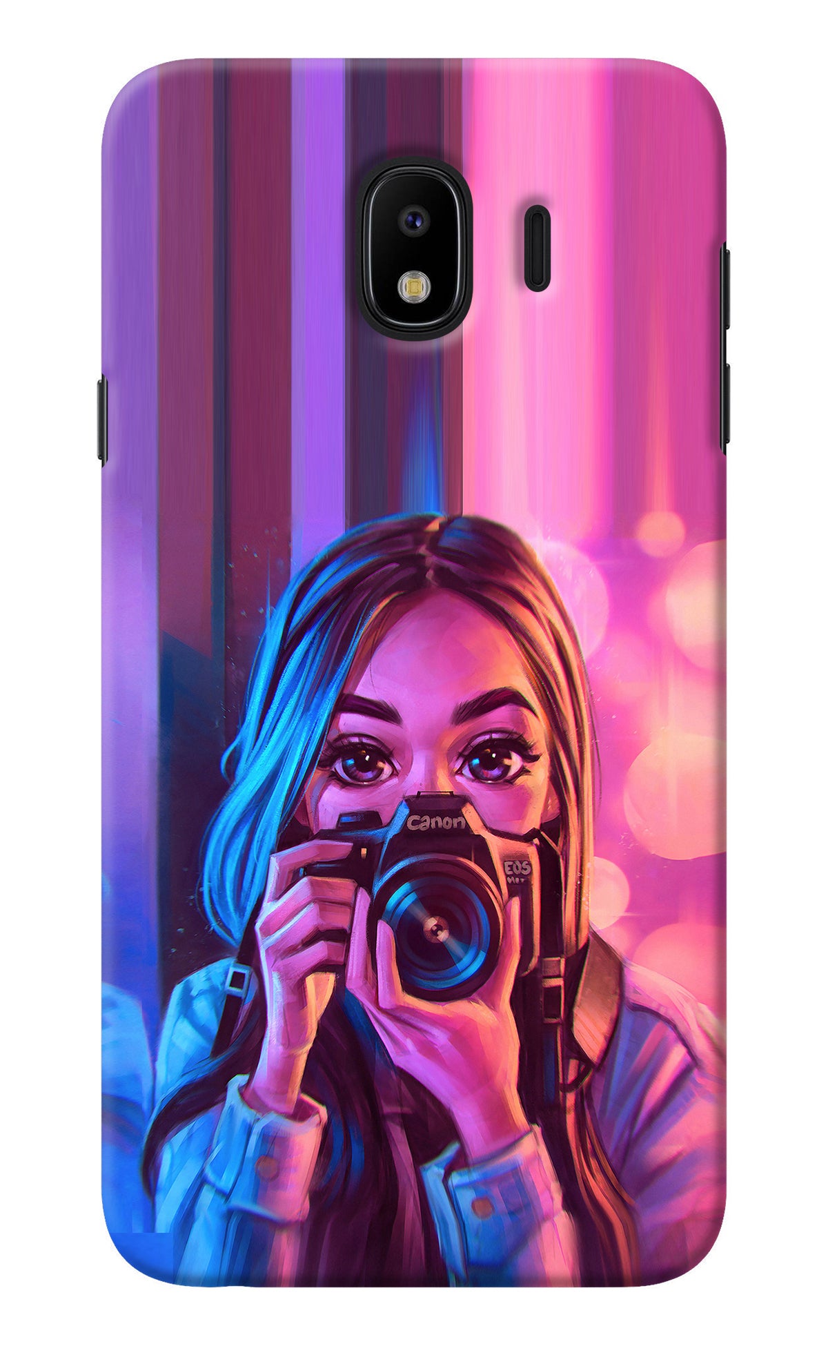 Girl Photographer Samsung J4 Back Cover