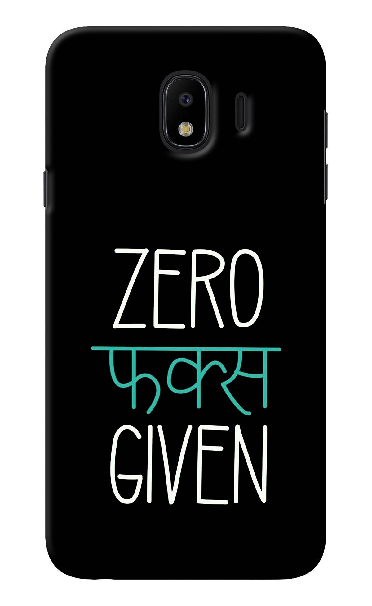 Zero Fucks Given Samsung J4 Back Cover