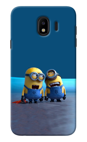 Minion Laughing Samsung J4 Back Cover