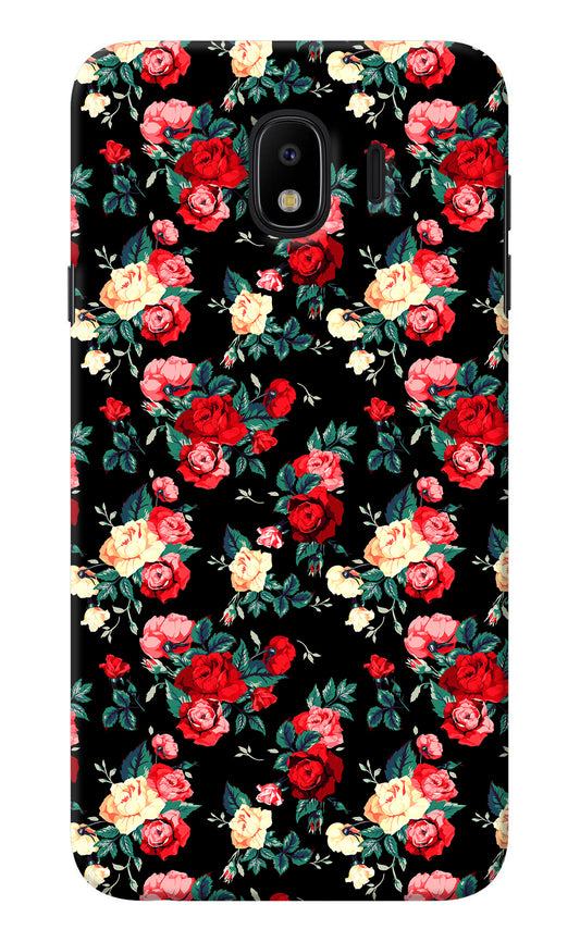 Rose Pattern Samsung J4 Back Cover