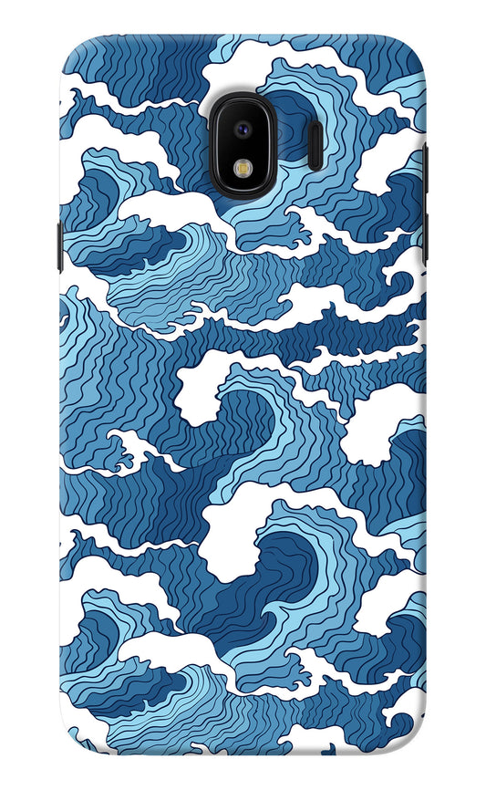 Blue Waves Samsung J4 Back Cover