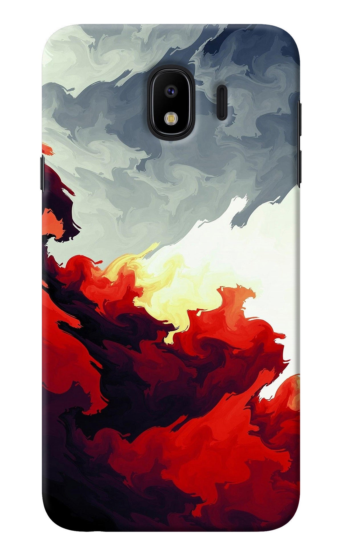 Fire Cloud Samsung J4 Back Cover