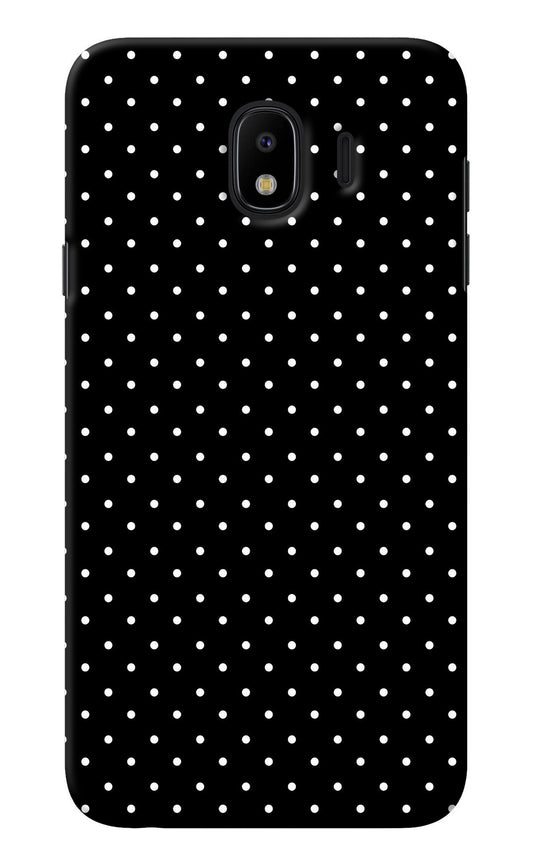 White Dots Samsung J4 Back Cover