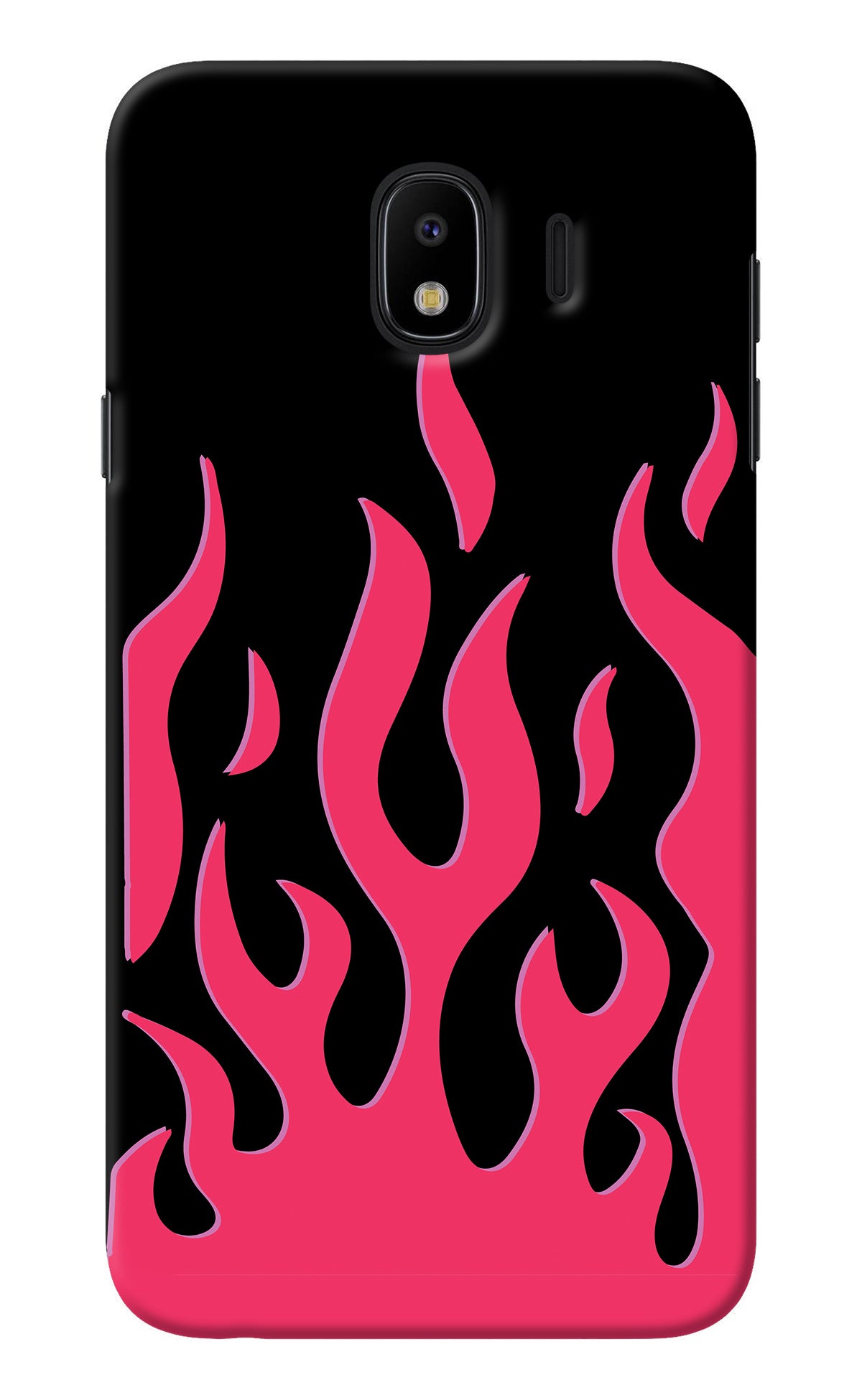 Fire Flames Samsung J4 Back Cover