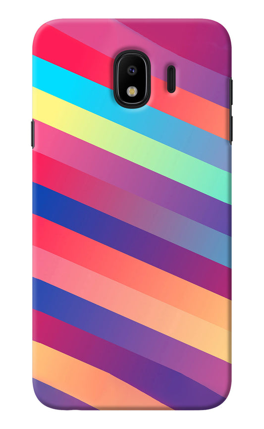 Stripes color Samsung J4 Back Cover