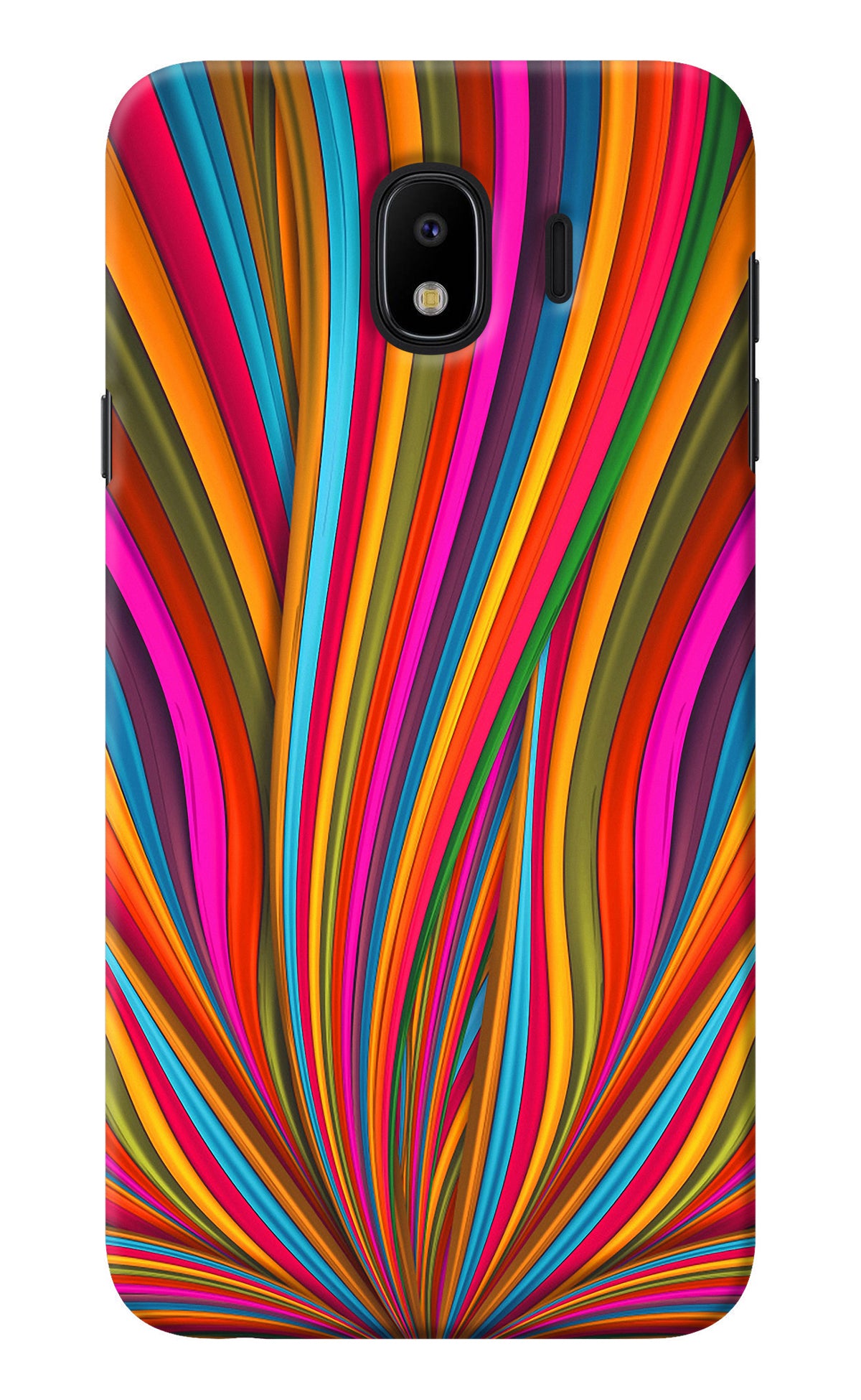 Trippy Wavy Samsung J4 Back Cover