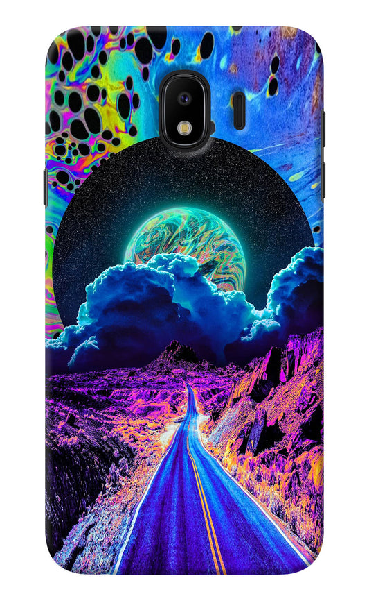Psychedelic Painting Samsung J4 Back Cover
