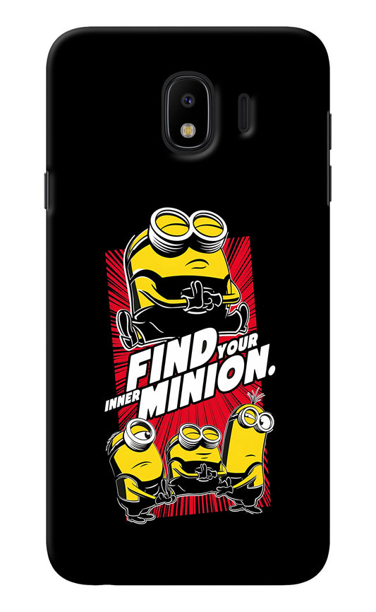 Find your inner Minion Samsung J4 Back Cover