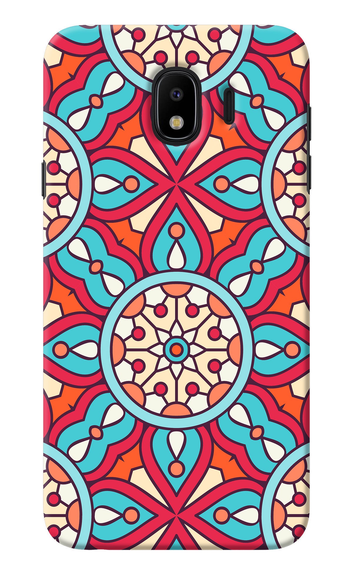 Mandala Geometric Samsung J4 Back Cover