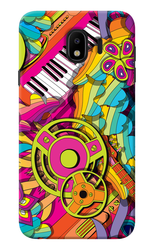 Music Doodle Samsung J4 Back Cover
