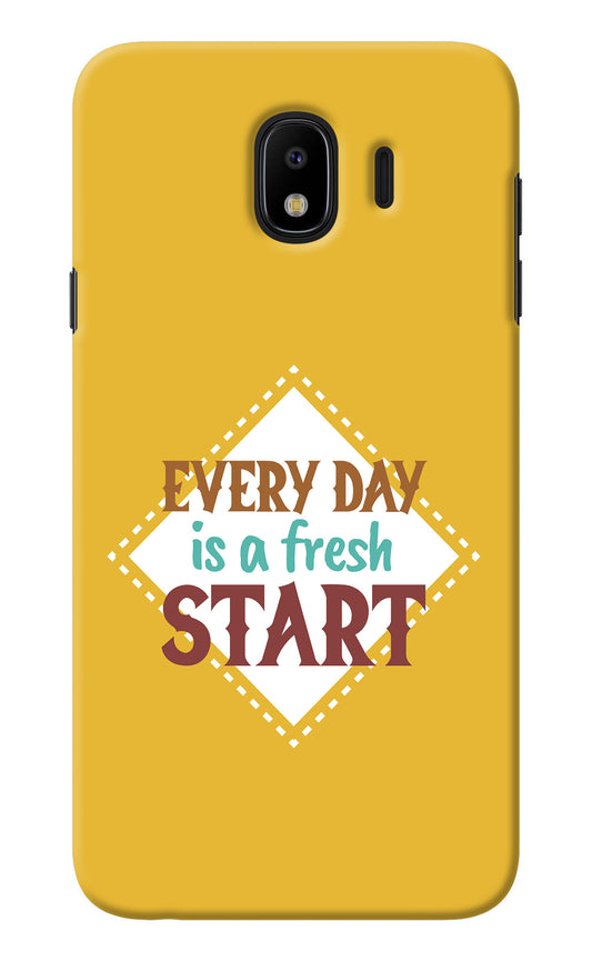 Every day is a Fresh Start Samsung J4 Back Cover