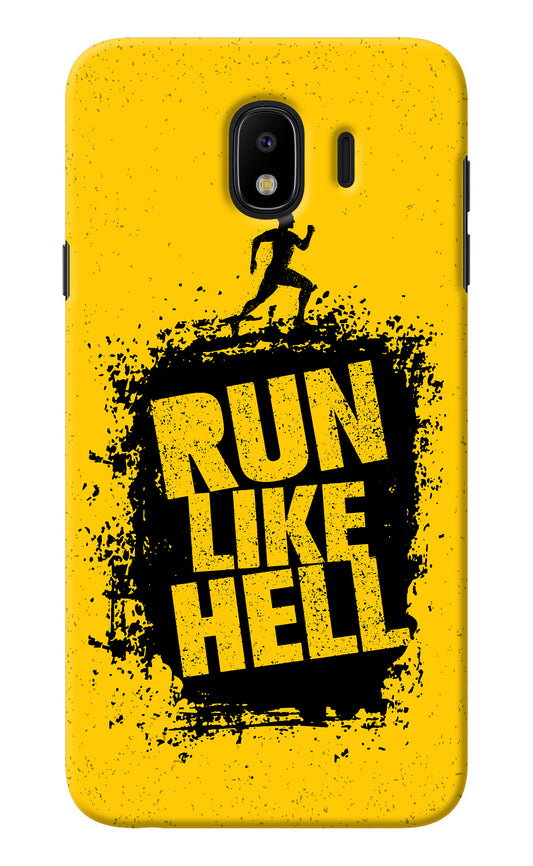 Run Like Hell Samsung J4 Back Cover