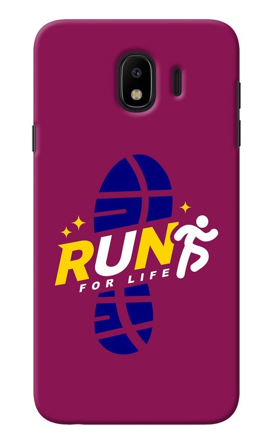 Run for Life Samsung J4 Back Cover