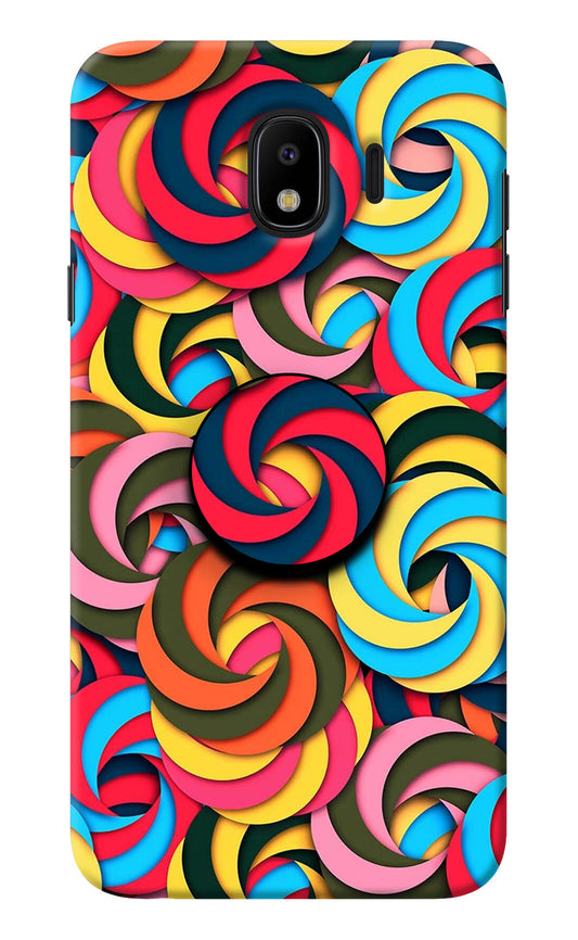 Spiral Pattern Samsung J4 Pop Case