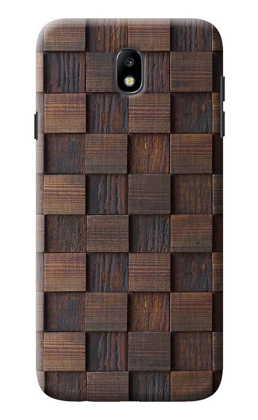 Wooden Cube Design Samsung J7 Pro Back Cover