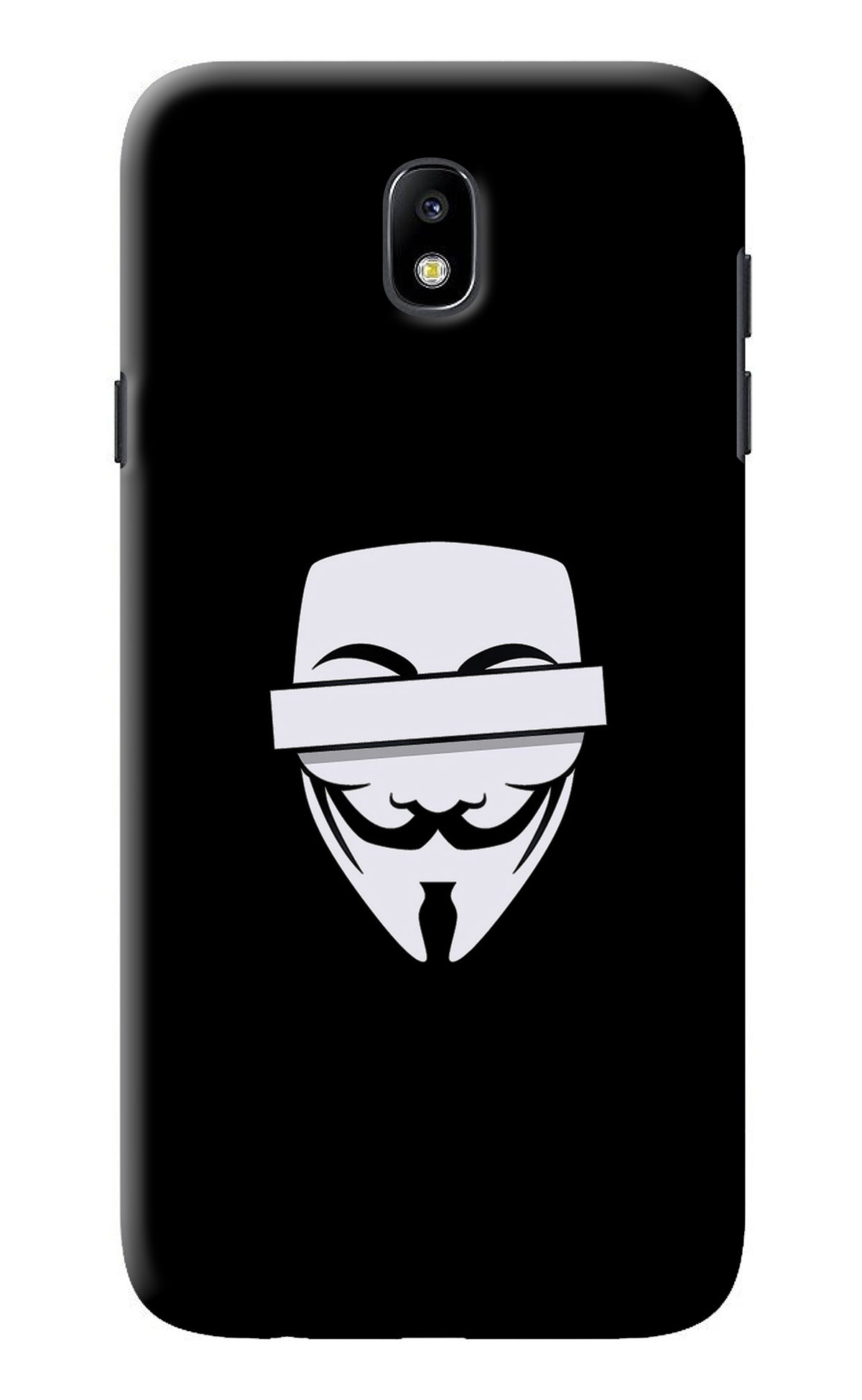 Anonymous Face Samsung J7 Pro Back Cover