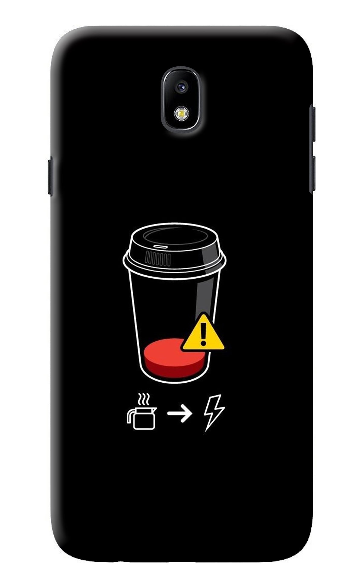 Coffee Samsung J7 Pro Back Cover