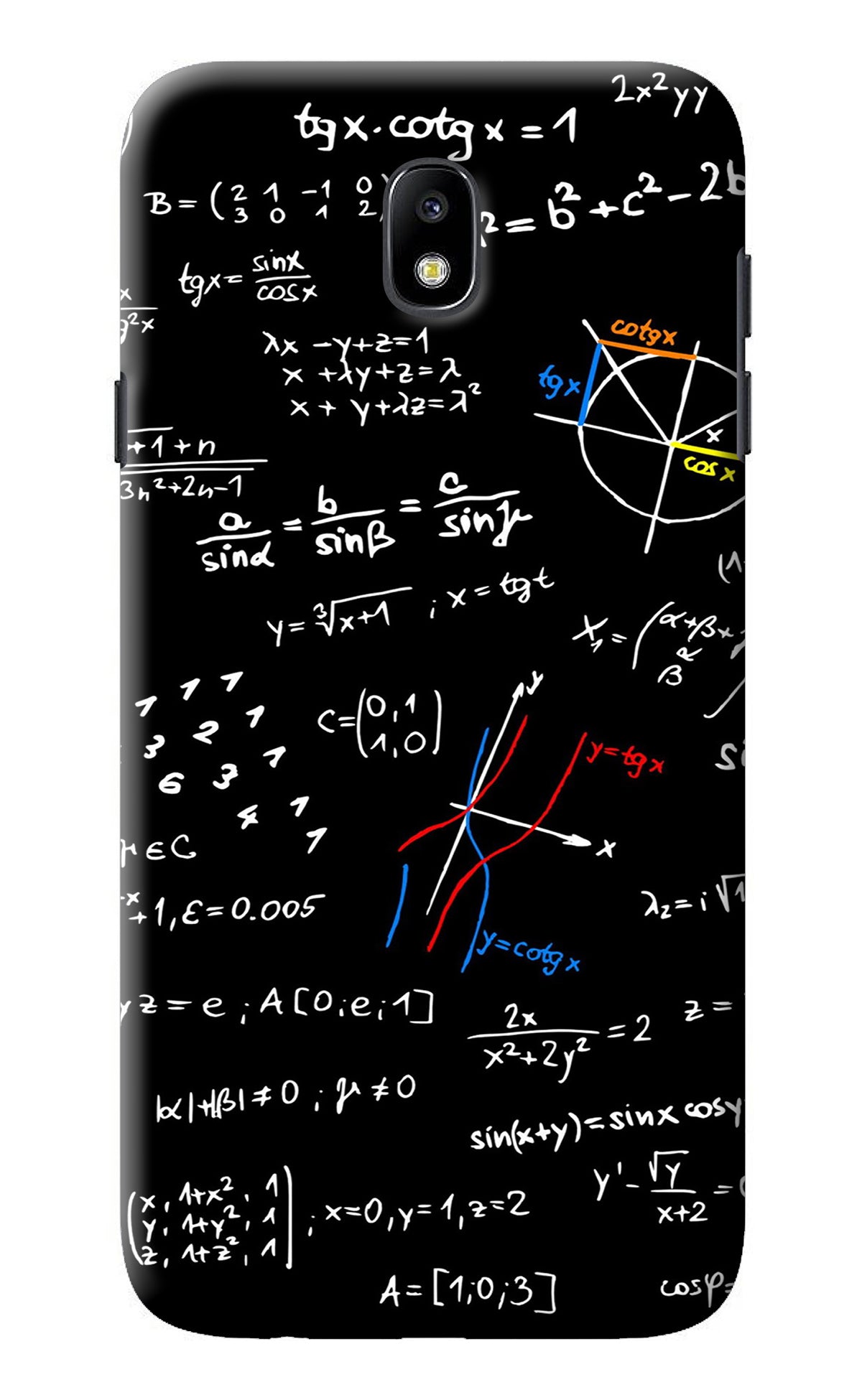 Mathematics Formula Samsung J7 Pro Back Cover