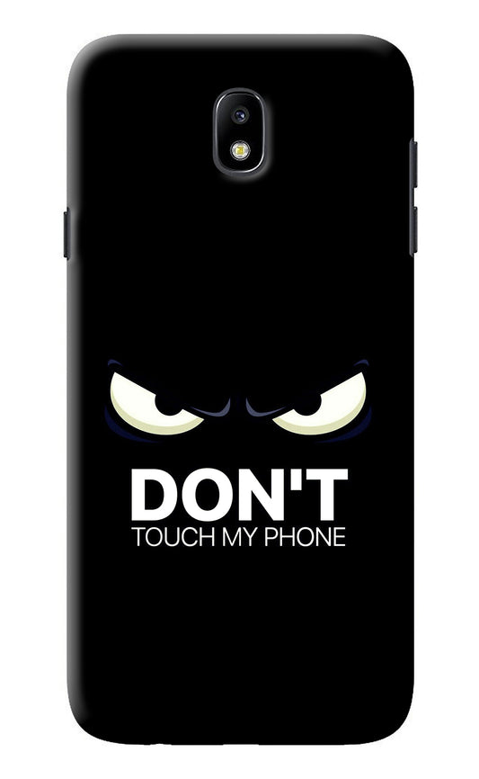 Don'T Touch My Phone Samsung J7 Pro Back Cover