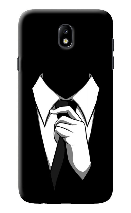 Black Tie Samsung J7 Pro Back Cover