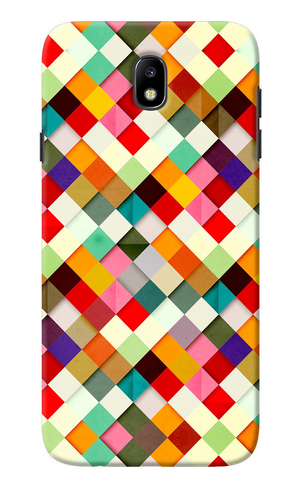 Geometric Abstract Colorful Samsung J7 Pro Back Cover