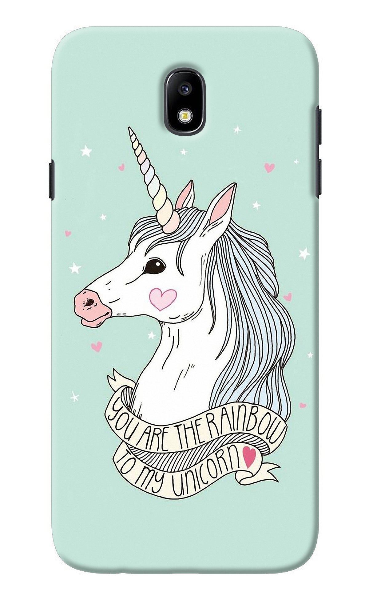 Unicorn Wallpaper Samsung J7 Pro Back Cover