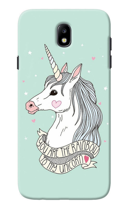 Unicorn Wallpaper Samsung J7 Pro Back Cover