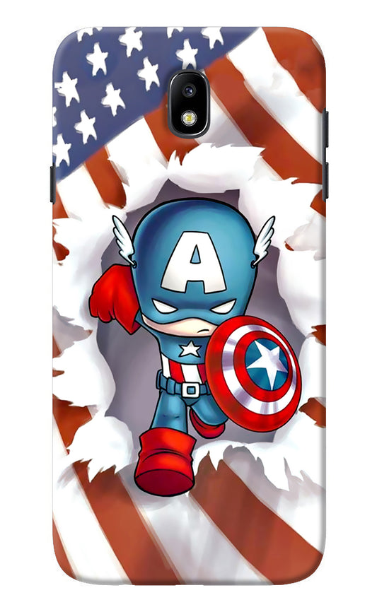 Captain America Samsung J7 Pro Back Cover