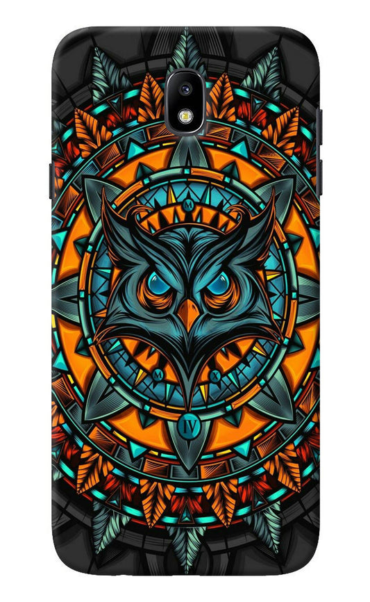 Angry Owl Art Samsung J7 Pro Back Cover