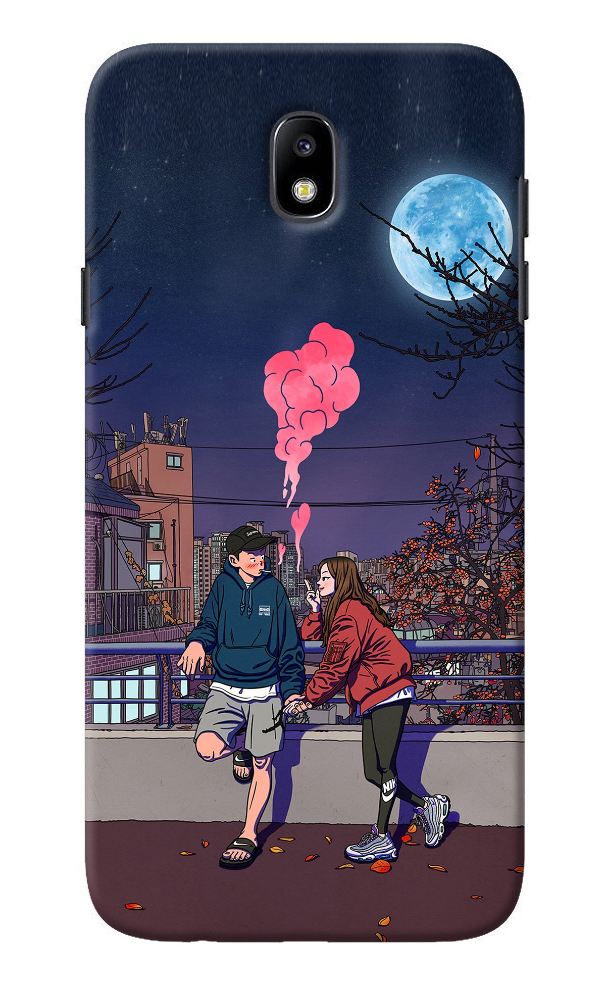 Chilling Couple Samsung J7 Pro Back Cover