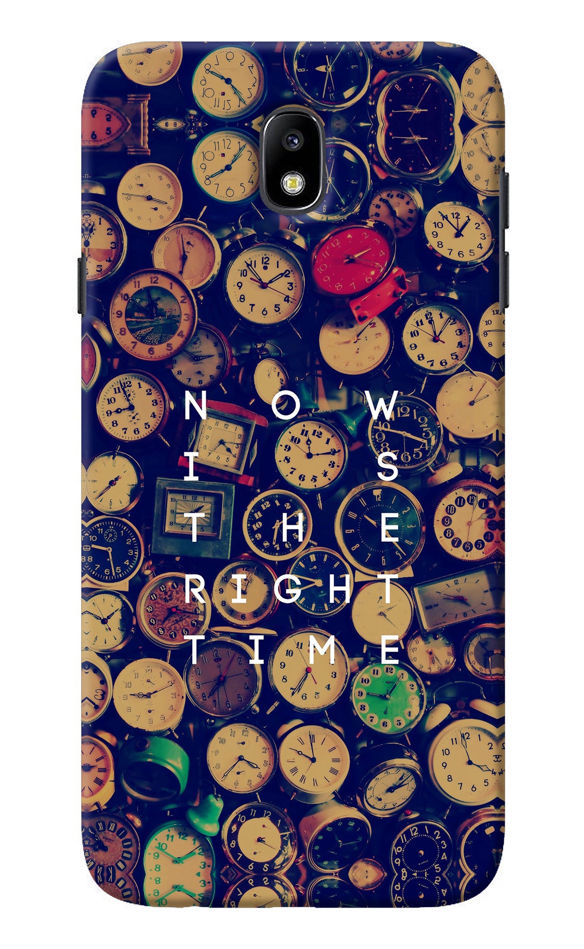 Now is the Right Time Quote Samsung J7 Pro Back Cover