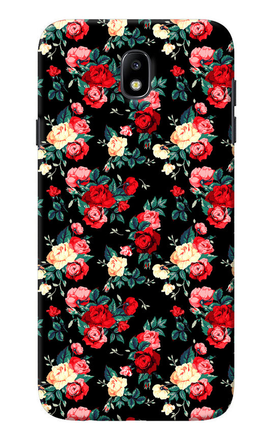 Rose Pattern Samsung J7 Pro Back Cover