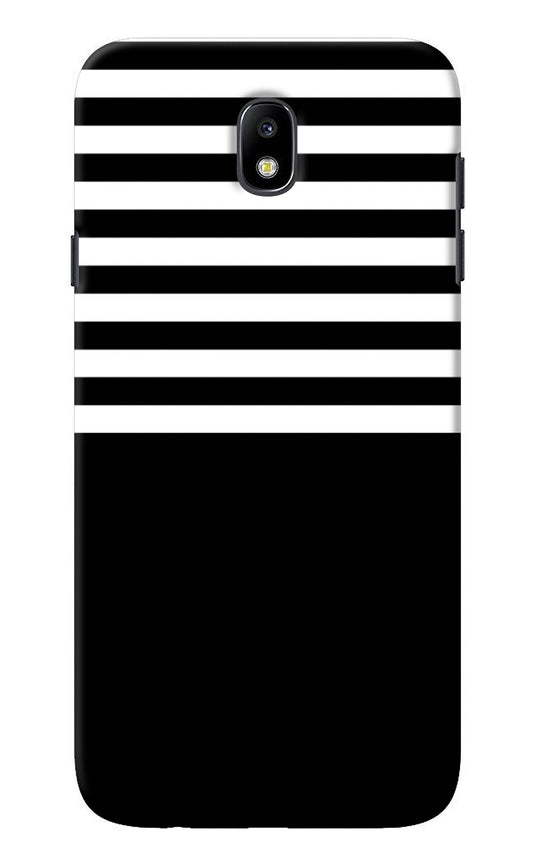 Black and White Print Samsung J7 Pro Back Cover