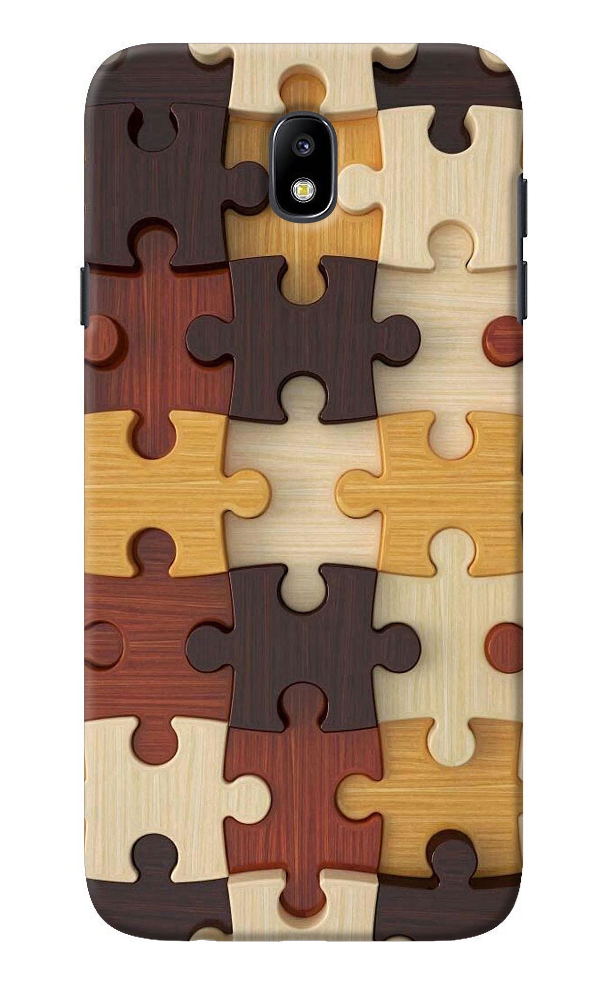 Wooden Puzzle Samsung J7 Pro Back Cover