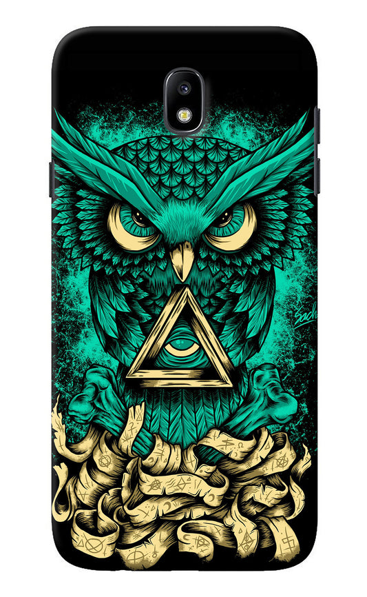 Green Owl Samsung J7 Pro Back Cover