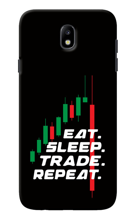 Eat Sleep Trade Repeat Samsung J7 Pro Back Cover