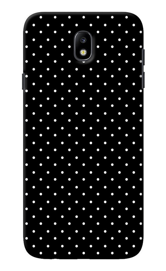 White Dots Samsung J7 Pro Back Cover