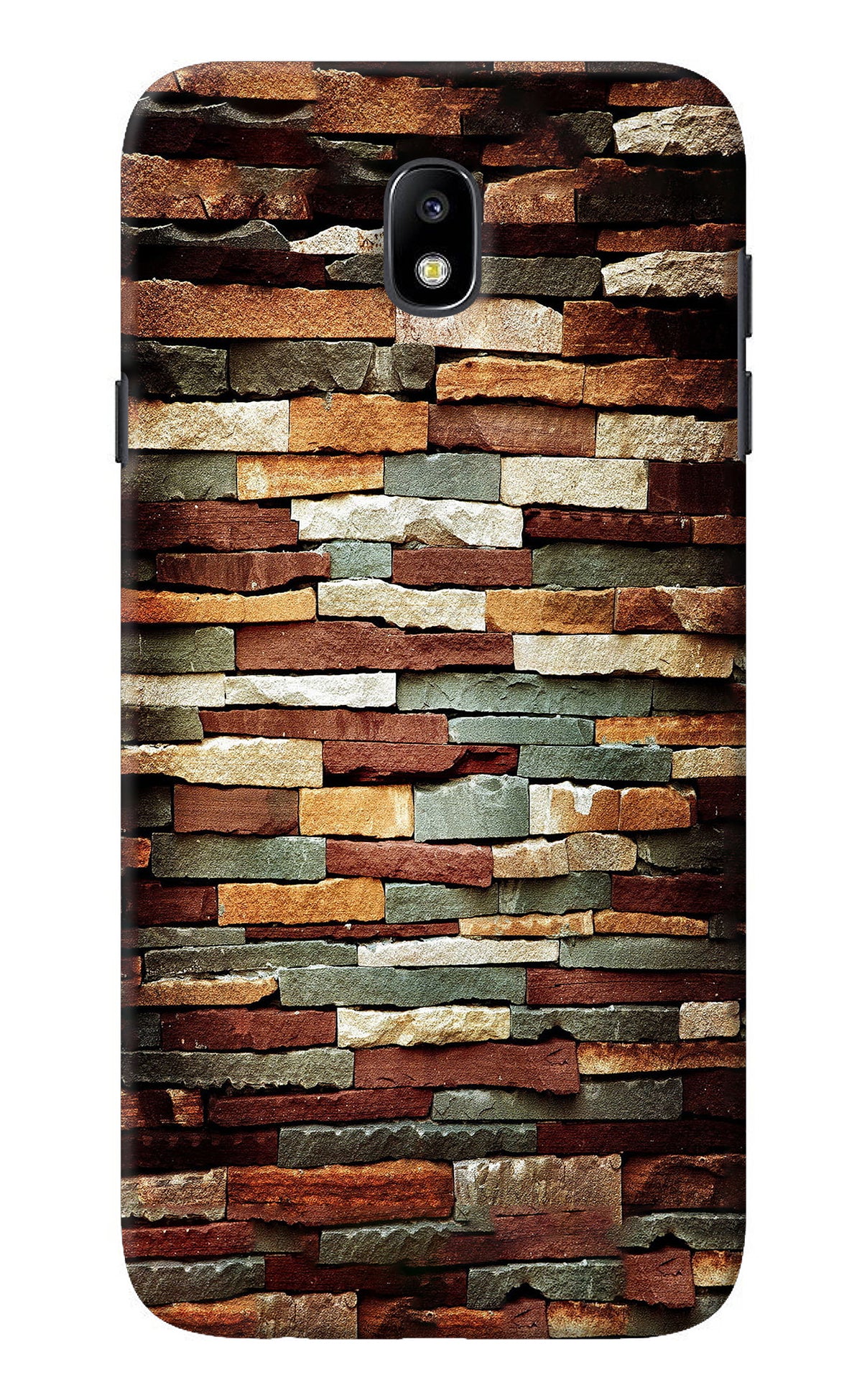 Bricks Pattern Samsung J7 Pro Back Cover