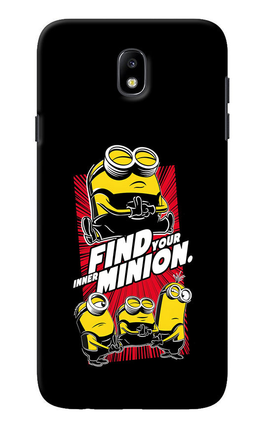 Find your inner Minion Samsung J7 Pro Back Cover