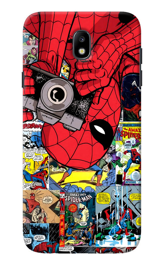 Spider Man Samsung J7 Pro Back Cover