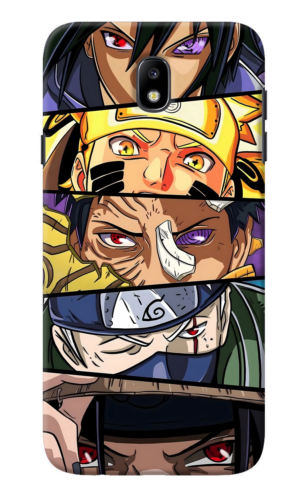 Naruto Character Samsung J7 Pro Back Cover