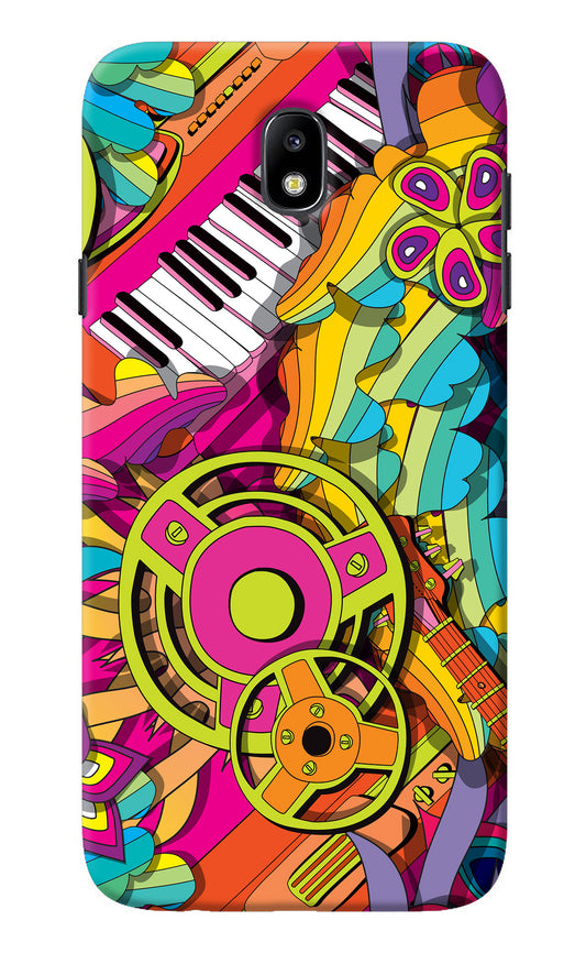 Music Doodle Samsung J7 Pro Back Cover