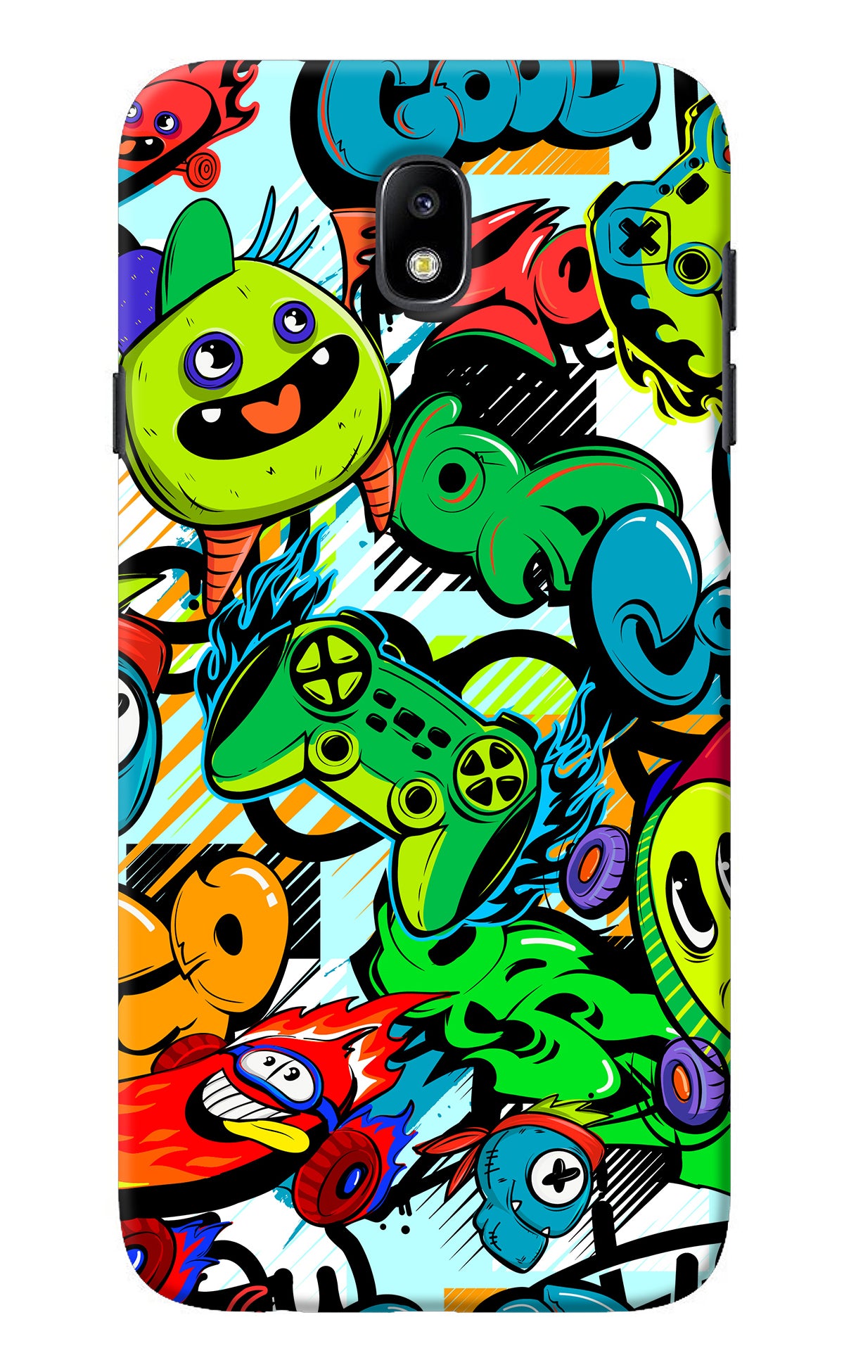 Game Doodle Samsung J7 Pro Back Cover