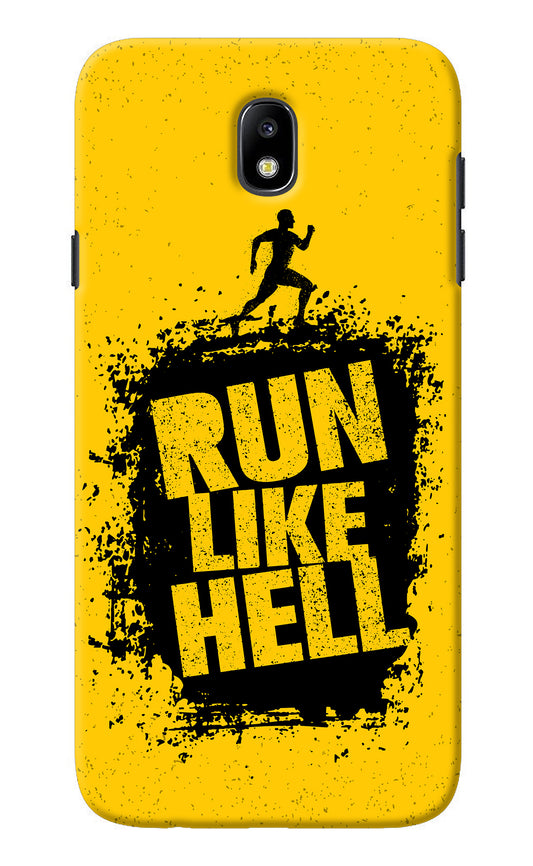 Run Like Hell Samsung J7 Pro Back Cover