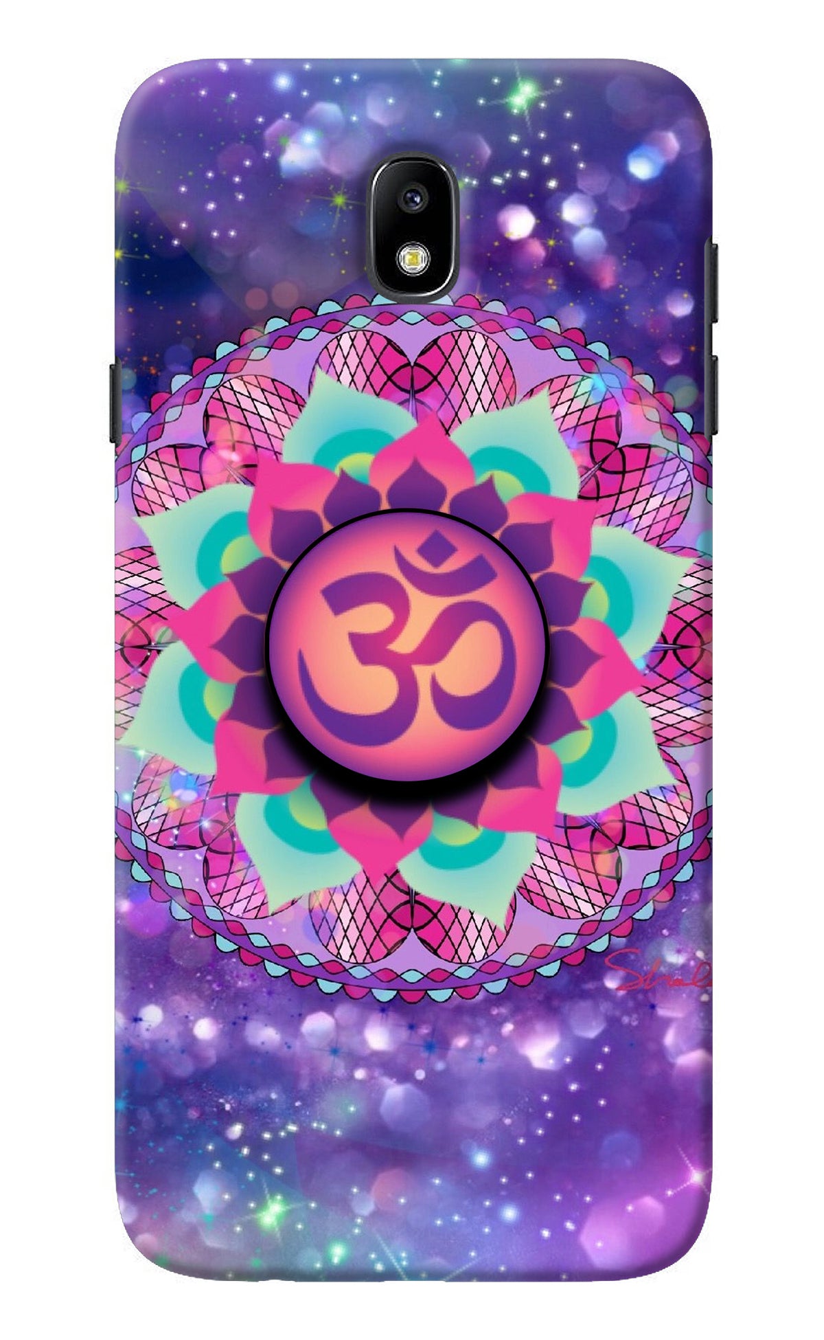 Om Purple Samsung J7 Pro Pop Case