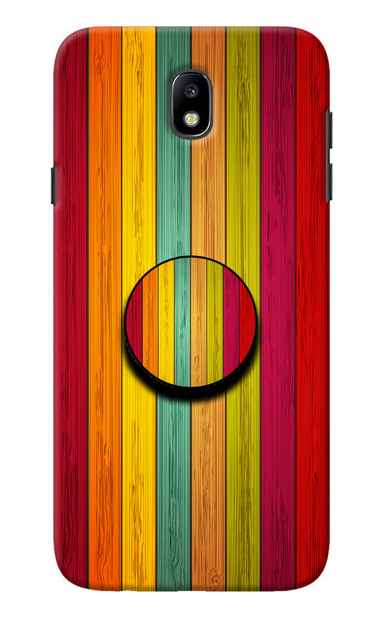 Multicolor Wooden Samsung J7 Pro Pop Case