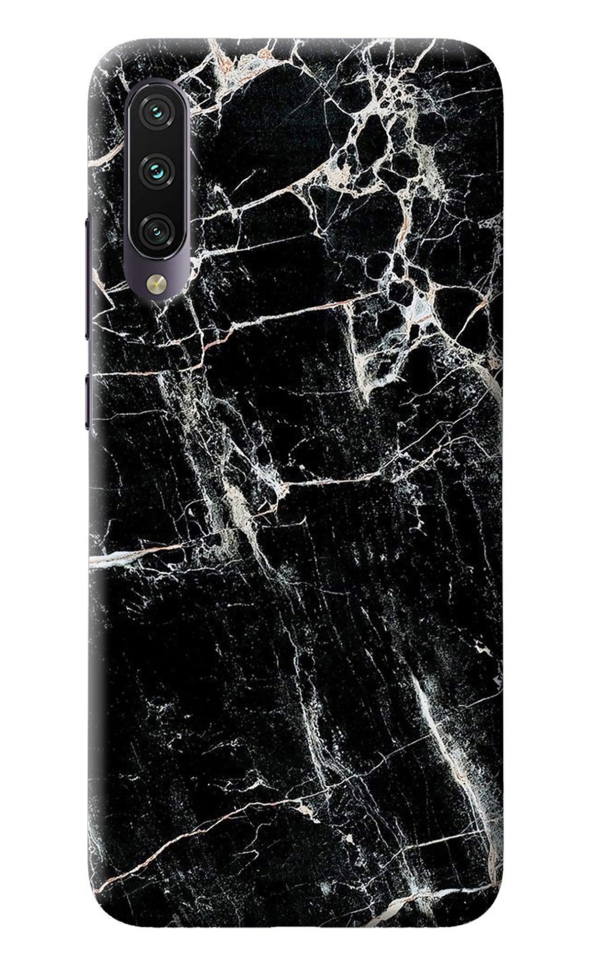 Black Marble Texture Mi A3 Back Cover