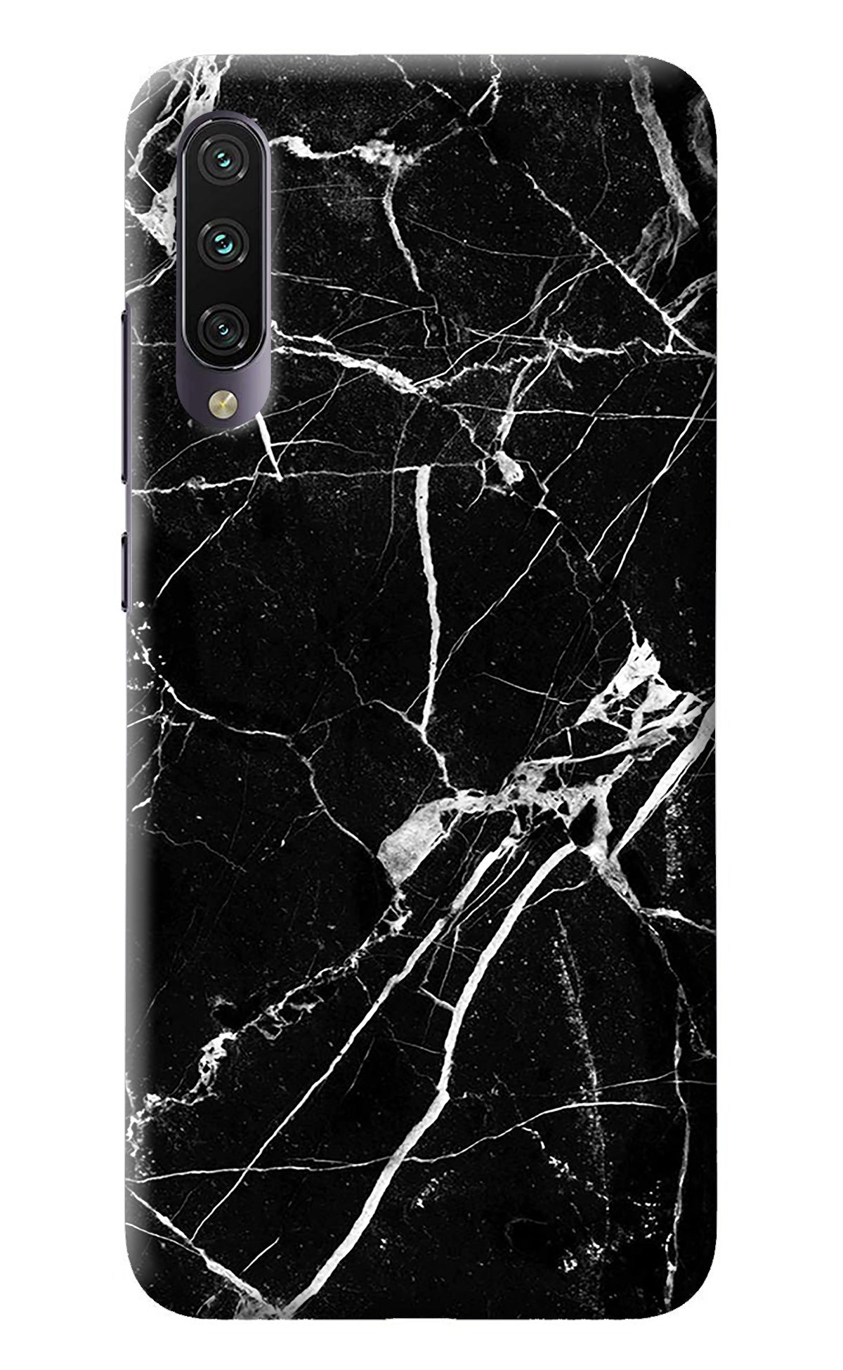 Black Marble Pattern Mi A3 Back Cover